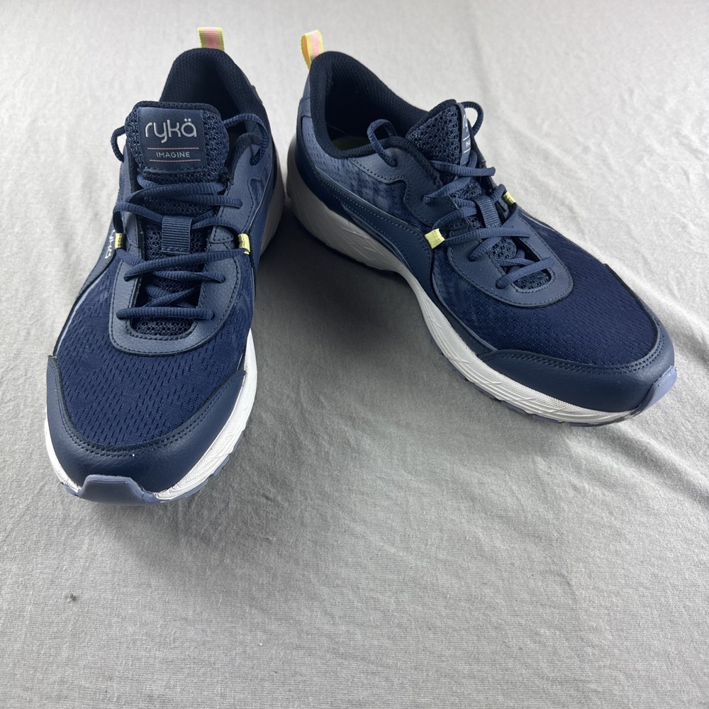 Ryka Imagine Sneakers Womens 10 Walking Running Shoe Navy Blue Casual Workout